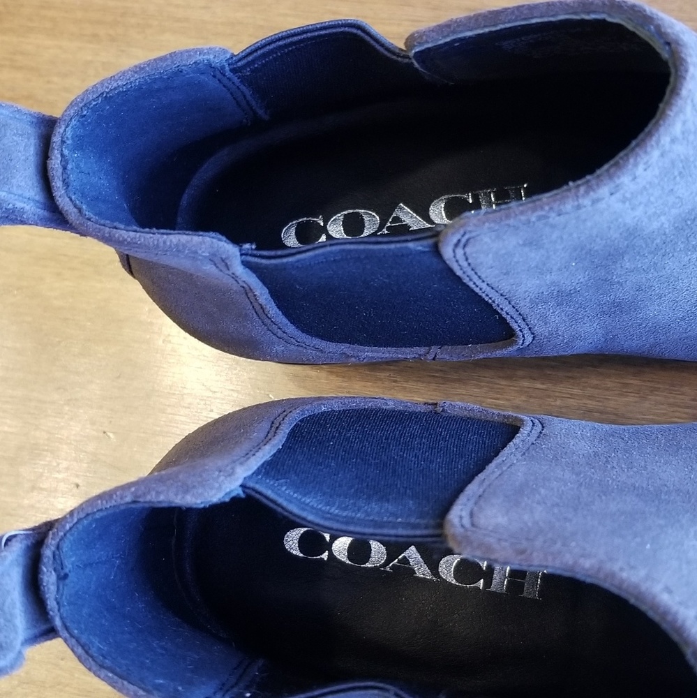 Coach Suffolk calf Suede ankle boots in mink - Picture 8 of 8